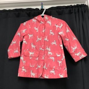 Cat & Jack girls’ Dalmatian covered rain ☔️ jacket